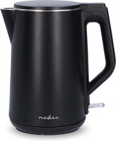 Nedis Dubbelwandige Waterkoker - 1.5 l - Zwart