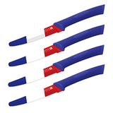 Scanpan SC51000827 messenset, blauw, wit, rood, "Ga de blauw", 4 stuks