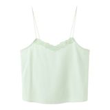 MANGO TEEN spaghettitop - groen