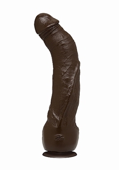 Vac-U-Lock Black Thunder - 12 Inch - Realistic Cock