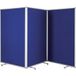magnetoplan Presentatiewand large (b x h) 3610 mm x 1800 mm Vilt Koningsblauw Tweezijdig te gebruiken, Prikbord, Inklapbaar, Incl. rollen 1112003