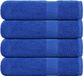 vidaXL Douchehanddoeken FROGN 4 stuks 70x140 cm 360 g/m² Blauw