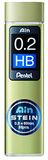 Pentel AIN STEIN Vulpotlood Stiftjes HB 0,2 mm