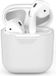 Jumada - Airpods case - Siliconen - Hoesje - Apple AirPods 1+2 - Wit