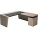 Quadrifoglio bureau d'angle de direction avec bloc tiroirs série X10 - 210 cm