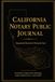 California Notary Public Journal: Sequential Record of Notarial Acts with Signer Details, Identification, Fees, Signatures & Thumbprints | 200 Entries