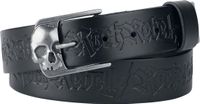 Rock Rebel by EMP Zwarte Imitatielederen Riem met Klassieke Gesp - Unisex - 85 cm