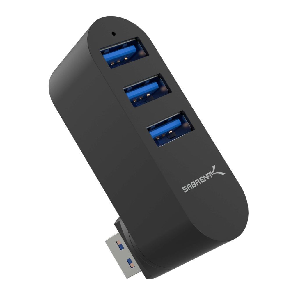 Sabrent HB-R3MB - USB 3.2 Gen 1 Hub - Zwart