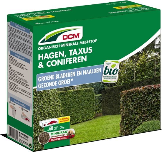 dcm meststoffen DCM bemesting voor hagen taxus en coniferen 3kg