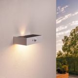 Ledvion - Solar LED Wandlamp - 3W - 3000K - IP65 - Wit - 220L