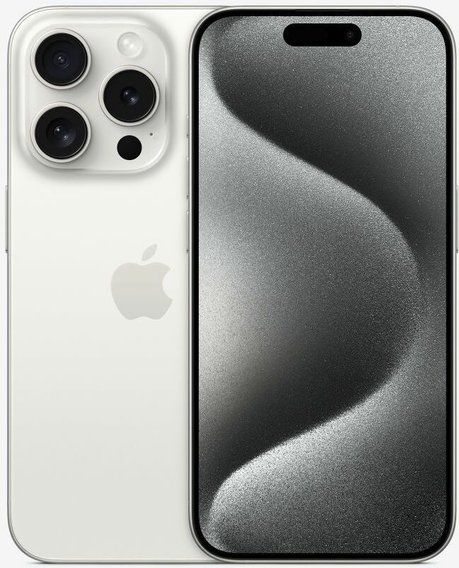 Apple iPhone 15 Pro / 256 GB / Wit Titanium / 5G