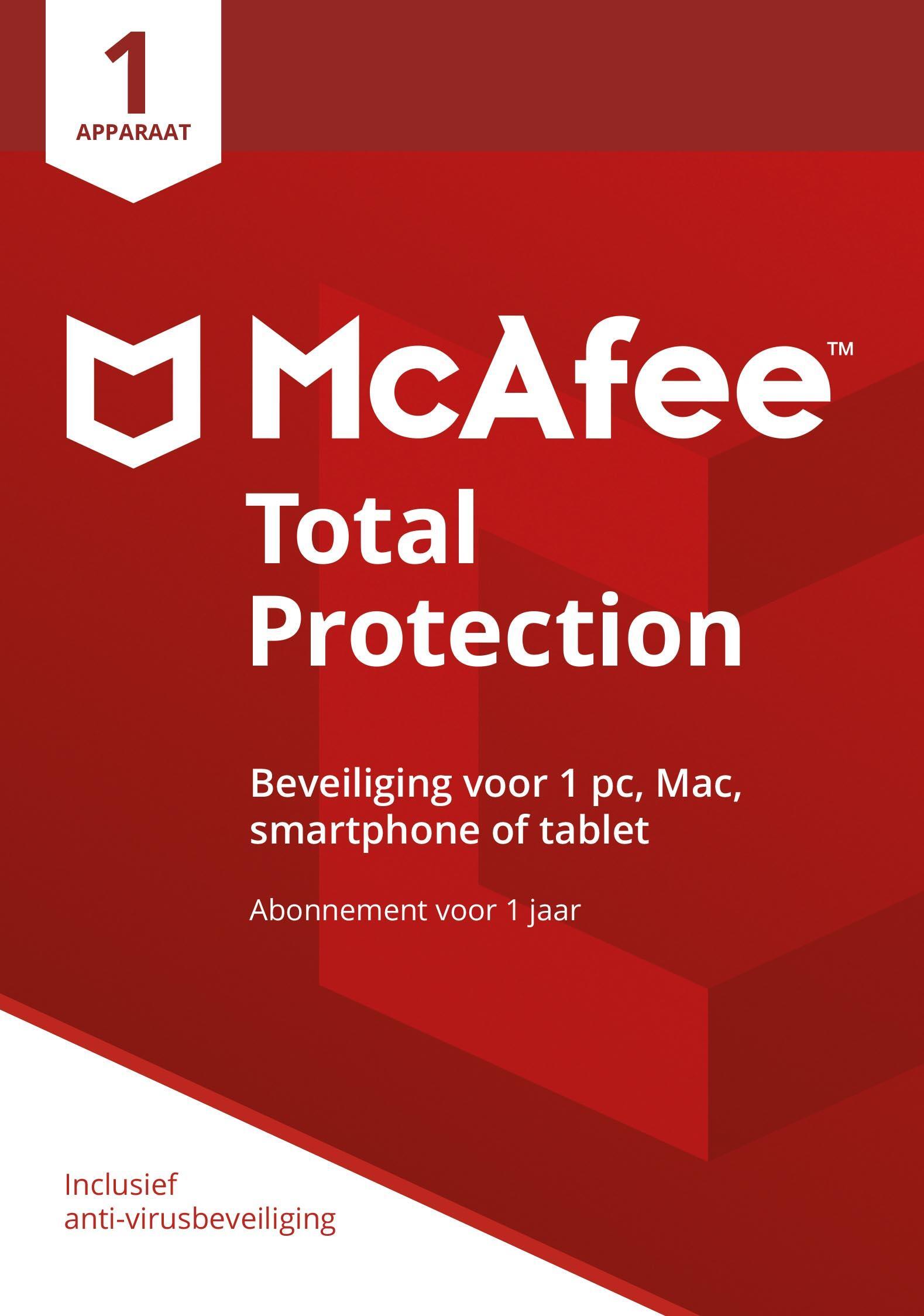 McAfee Total Protection 2018 1 Device Dutch