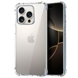 Cool iPhone 16 Pro hoesje, schokbestendig, transparant