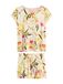 B by Ted Baker Korte pyjama geel / lichtgeel / oranje / pink