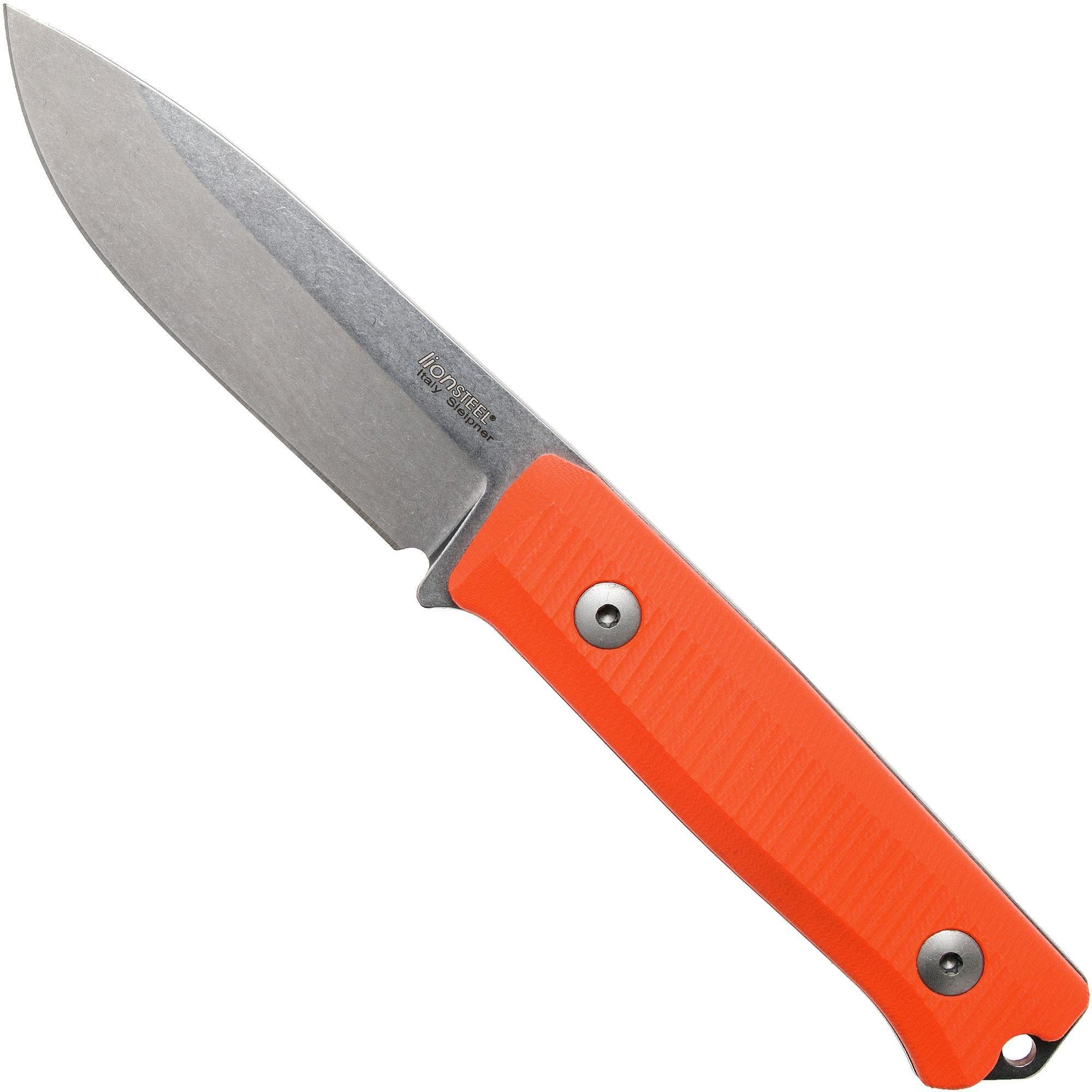 Lion Steel B40 orange G10 Bushcraftmes - 8051887880300