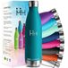 HoneyHolly Thermosfles, 18/8 roestvrij staal, 1000 ml, BPA-vrije sportfles, vacuüm-geïsoleerd, lekvrij, thermosfles voor school, sport, kantoor
