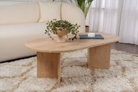 Merkloos Asir - Salontafel - Saffier Eiken - 119 x 60 x 40 cm