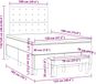 vidaXL Boxspringbed met matras, wit, 120x190 cm, kunstleer