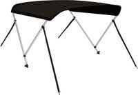 vidaXL Biminitop 2 bogen 180x130x110 cm noir