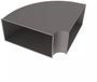 Econox B.V. Bocht 90 graden horizontaal B=450 mm x H=150 mm