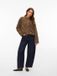 VERO MODA Manche longue Boutons Polyester Femme Brun