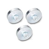 Ganter Normelemente | Bevestigingsmagneten met binnendraad - GN 50.2-SC-8-M3 | magnetisch materiaal samarium, kobalt | 3 stuks