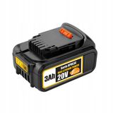 Rosfix Remplacement de batterie Lithium-Ion - 20V 3Ah Indicateur de charge LED - Sécurisé, Durable - Convient pour DeWalt