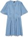 VERO MODA VMMELANEY 2/4 SHORT DRESS WVN NOOS Dames Mini jurk Chambray Blue XS