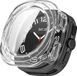 Strap-it Hard case hoesje met screenprotector van glas - Samsung Galaxy Watch Ultra / Ultra 2025 47mm (transparant)