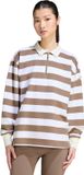 Adidas Sportswear Essentials Contemporary French Terry Polo Met Lange Mouwen - Dames - Beige
