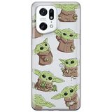 ERT GROUP mobiel telefoonhoesje voor Oppo FIND X5 PRO origineel en officieel erkend Star Wars patroon Baby Yoda 029 optimaal aangepast aan de vorm van de mobiele telefoon, gedeeltelijk bedrukt