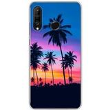 1001 coques Huawei P30 Lite Palmiers colores bedrukt siliconen hoesje