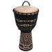 World Rhythm Jammer Swirl Djembe (30,5 cm), zwart | MDJ032