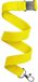 Merkloos / Sans marque Keycord/lanyard koord - 40x - geel - met sleutelhanger - 50 cm
