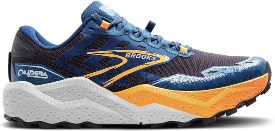 Brooks Caldera 7 - Heren - Maat 42 - Donkerblauw/Oranje/Zwart