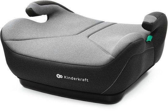 Kinderkraft I-BOOST 2 i-Size - Zitverhoger - Autostoel Booster - 125-150 cm 22-36 kg – 6-12 Jaar – R129 Goedgekeurd – Grijs