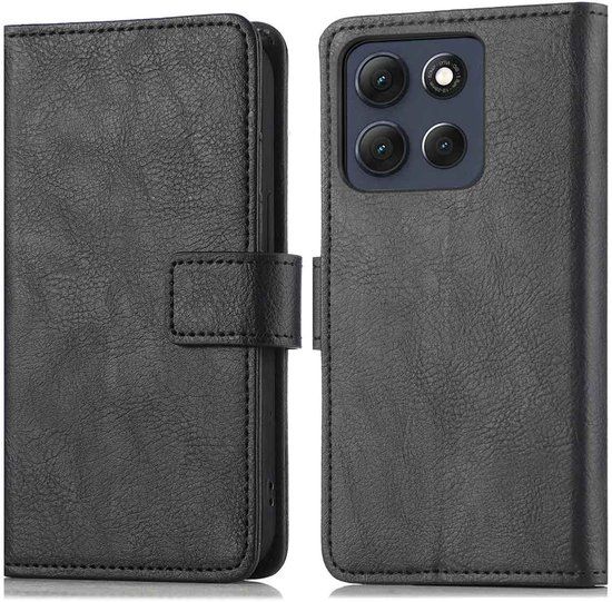 imoshion Luxe Bookcase voor de Motorola Moto G86 - Zwart