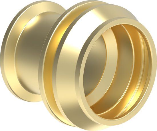 KIRCHHOFF MS Reduceerset, blanco, 22 mm x 18 mm, knelfitting voor koperen buis (2x)