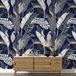 Papier peint à motif XL - Motif botanique - 2 lés de 65x260 cm - Surface L 130 x H 260 cm