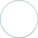 Vaessen Creative Metalen ring Ø25cm 3mm Turquoise