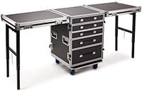 Trojan Pro 5-Drawer Dual Table Heavy-Duty Wheeled Flight Case