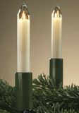 Hellum 802009 decoratieve verlichting 20 gloeilampen groen, ivoor