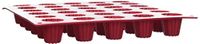 Crealys 513107 siliconen Cannelé-vorm, rood