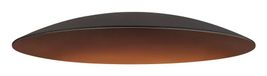 SLV ELYPSE 22 abat-jour Salon Noir, Bronze Acier