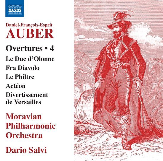 Ouvertures Naxos Moravian Philharmonic Orchestra, Dario Salvi - Auber: Overtures 4 (CD)