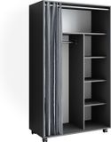 Vicco Doros Kledingopslagkast – 100 x 168 cm Grijs