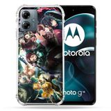 Cokitec Motorola G14 4G Manga Demon Slayer Group Versterkte hoes