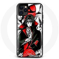 Maniacase Etui voor iPhone 13 Mini Itachi Uchiwa Naruto Anime Teaser