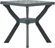 vidaXL Bistrotafel 70x70x72 cm kunststof groen