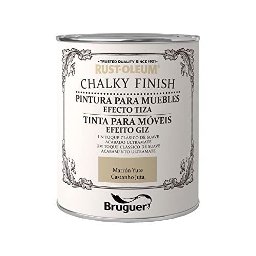 Bruguer Rust-Oleum Chalky Finish meubelverf bruin jute 750 ml